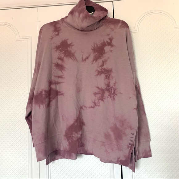 Victorias Secret PINK | NWT Tie Dye Oversized Turtleneck Tunic Sweatshirt - Picture 10 of 10